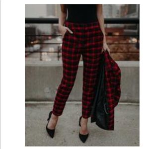 Graham plaid pant suit